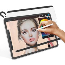 Deppo Trend iPad Air 4/5 10.9 Uyumlu Ekran Koruyucu Kolay Kullanılabilir Manyetik Paper Like Kağıt Hissi Çizim