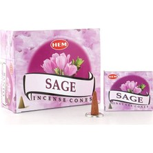 EkoAlışverişDünyam Sage Aromalı Konik Tütsü