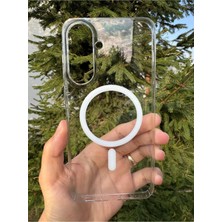 Deppo Trend Samsung Galaxy A36 Uyumlu Magsafe Kılıf Kamera Kenarı Koruma Sert Sararmaz Dayanıklı Koruyucu Kapak