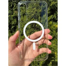 Deppo Trend Samsung Galaxy S23 Fe Uyumlu Kılıf Sert Sararmaz Magsafe Kamera Korumalı Koruyucu Dayanıklı Kapak