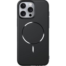 Deppo Trend iPhone 16 Pro Max Uyumlu Magsafe Kılıf Sert Mat Koruyucu Kablosuz Şarj Destekli Arka Kapak