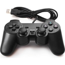 Deppo Trend Ps3/pc/windows 11/10/8/7 Roblox/steam/retropie Uyumlu Doubleshock Oyun Kol USB Tak Çalıştır Joystick