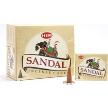 EkoAlışverişDünyam Sandal Aromalı Konik Tütsü