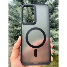 Deppo Trend Samsung Galaxy A26 Uyumlu Kılıf Magsafe Renkli Kamera Etrafı Koruyucu Metalik Silikon Sararmaz Kapak