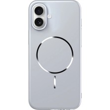 Deppo Trend iPhone 16 Uyumlu Magsafe Kılıf Sert Mat Koruyucu Kablosuz Şarj Destekli Arka Kapak