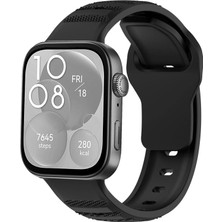 Deppo Trend Huawei Watch Fit3 Uyumlu Kordon Liquid Silikon Ayarlanabilir Renkli Lansman Kordon