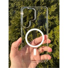 Deppo Trend Samsung Galaxy S26 Ultra Uyumlu Kılıf Ince Sert Sararmaz Magsafe Kamera Kenar Koruyucu Dayanklı Kapk