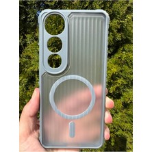 Deppo Trend Vivo V50 Lite Uyumlu Magsafe Kılıf Kamera Korumalı Antishock Darbelere Dayanıklı Tank Arka Kapak