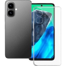 Deppo Trend Infinix Smart 10 Uyumlu Kamera Korumalı Kılıf Darbe Önceleyici Şeffaf Transparan Esnek Silikon Kapak