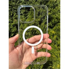 Deppo Trend iPhone 14 Pro Max Uyumlu Kılıf Sert Sararmaz Magsafe Kamera Kenarı Koruyucu Dayanıklı Kapak