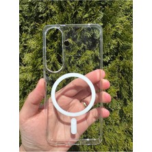 Deppo Trend Samsung Galaxy S26 Uyumlu Kılıf Ince Sert Sararmaz Magsafe Kamera Kenar Koruyucu Dayanıklı Kapak