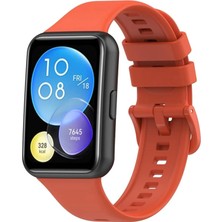 Deppo Trend Huawei Watch Fit2 Uyumlu Kordon Liquid Silikon Ayarlanabilir Renkli Lansman Kordon