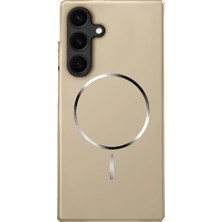 Deppo Trend Samsung Galaxy A16 Uyumlu Magsafe Kılıf Sert Mat Koruyucu Kablosuz Şarj Destekli Arka Kapak