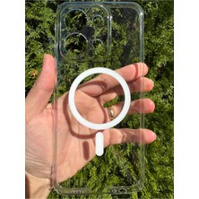 Deppo Trend Xiaomi Redmi 15C Uyumlu Kılıf Sert Sararmaz Magsafe Kamera Korumalı Dayanıklı Şeffaf Kapak
