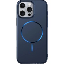 Deppo Trend iPhone 16 Pro Max Uyumlu Magsafe Kılıf Sert Mat Koruyucu Kablosuz Şarj Destekli Arka Kapak