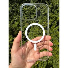 Deppo Trend iPhone 15 Pro Max Uyumlu Kılıf Sert Sararmaz Magsafe Kamera Kenarı Koruyucu Dayanıklı Kapak