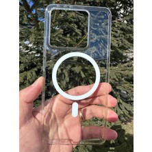 Deppo Trend Xiaomi Mi 14T Uyumlu Kılıf Sert Sararmaz Magsafe Kamera Korumalı Koruyucu Dayanıklı Şeffaf Kapak