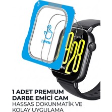 Deppo Trend Mi Redmi Watch 5 Active Uyumlu Ekran Koruyucu Aparatlı Kolay Kurulum Hd Şeffaf Temperli Cam Koruma