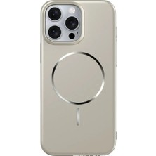 Deppo Trend iPhone 16 Pro Max Uyumlu Magsafe Kılıf Sert Mat Koruyucu Kablosuz Şarj Destekli Arka Kapak