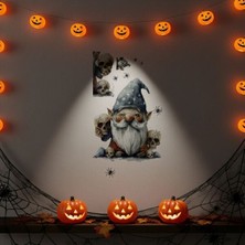 EkoAlışverişDünyam Gotik Cüce ve Kafatası Halloween Duvar Sticker Seti