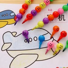 EkoAlışverişDünyam 4'lü Emojili Yumurtlayan Boya Kalemi Seti