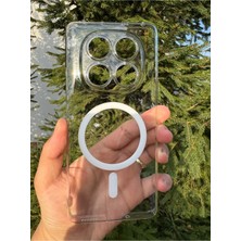 Deppo Trend Xiaomi Redmi Note 14 Pro 5g Uyumlu Kılıf Sert Sararmaz Magsafe Kamera Korumalı Dayanıklı Kapak