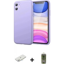 Pileli Store Pilelistore™ iPhone 11 Kılıf Kozmos Yansıma Özel Seri - Siyah Joko Magic 5d Hayalet Cam + Renkli Kamera Lens Koruma Cam - Sı