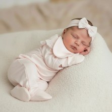 Ürünya Kız Bebek Organik Pamuklu Uzun Kollu Işlemeli 5'li Set