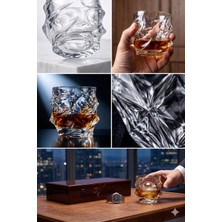 Premium Kristal Viski Kadehi - El Işçiliği Özel Seri - Lüks Hediyelik Iskoç Tasarım Bourbon ve Viski Bardağı