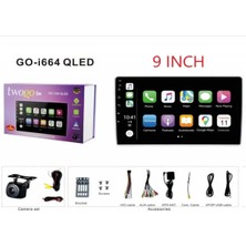 Twogo GO-I664 QLED 9 Inç Android 15.0 Multimedya Ekran - 8 Çekirdek - Kablosuz Carplay