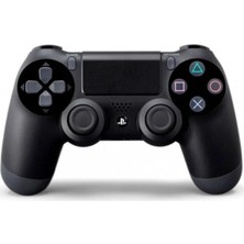 Renas Store Kablosuz Ps4 Oyun Kolu | Wireless Joystick Gamepad | Titreşimli Dualshock Uyumlu – Siyah