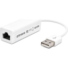 Skygo USB 2.0 Ethernet Adaptör 10/100 Mbps - Beyaz HDX5277