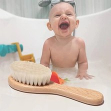 Renas Store Keçi Kılı Organik Bebek Banyo Tarağı