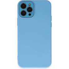 Twin Store Newface Apple iPhone 12 Pro Kılıf Lansman Glass Kapak - Mavi