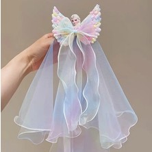 Didosh Party House Elsa Prenses Taç ve Tül Pelerinli Saç Aksesuarı – Kız Çocuk Frozen Taç, Kostüm Partisi ve Doğum Günü Tacı