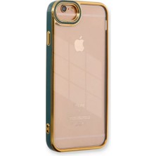 Twin Store Newface Apple iPhone 6 Kılıf Liva Lens Silikon - Yeşil