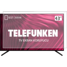 Telefunken 43TU7560AW Tv Ekran Koruyucu - Telefunken 43" Inç 109 Ekran Koruyucu