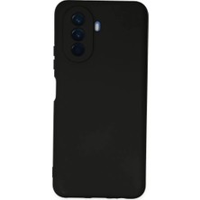 Twin Store Newface Huawei Nova Y70 Kılıf Nano Içi Kadife Silikon - Siyah