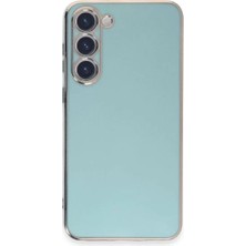 Twin Store Newface Samsung Galaxy S23 Kılıf Volet Silikon - Açık Yeşil