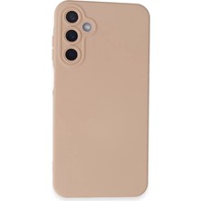 Twin Store Newface Samsung Galaxy A25 5g Kılıf Nano Içi Kadife Silikon - Pudra