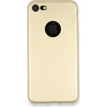 Twin Store Newface Apple iPhone 7 Kılıf First Silikon - Gold