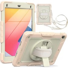 Twin Store Newface Apple iPad 5 Air 9.7 Kılıf Strap New Tablet Kapak - Pembe