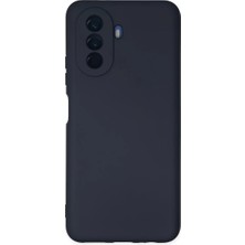 Twin Store Newface Huawei Nova Y70 Kılıf Nano Içi Kadife Silikon - Lacivert