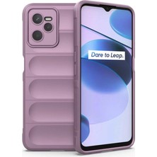 Twin Store Newface Realme C35 Kılıf Optimum Silikon - Mor