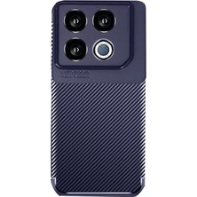 Twin Store Newface Infinix Gt 20 Pro Kılıf Auto Focus Karbon Kapak - Lacivert