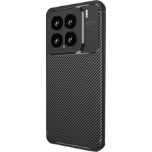 Twin Store Newface Xiaomi Mi 15 Kılıf Auto Focus Karbon Kapak - Siyah