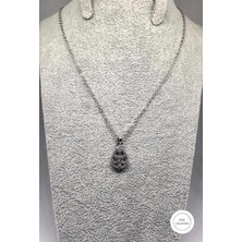 Pırlanta Damla Model Çelik Kolye