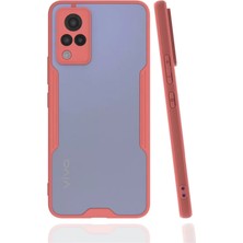 Twin Store Newface Vivo V21 Kılıf Platin Silikon - Pembe