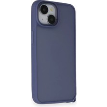 Twin Store Newface Apple iPhone 14 Kılıf Elegant Kapak - Açık Mavi