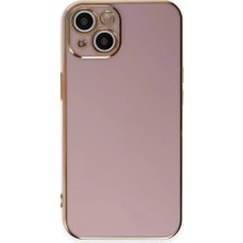 Twin Store Newface Apple iPhone 15 Kılıf Volet Silikon - Mor